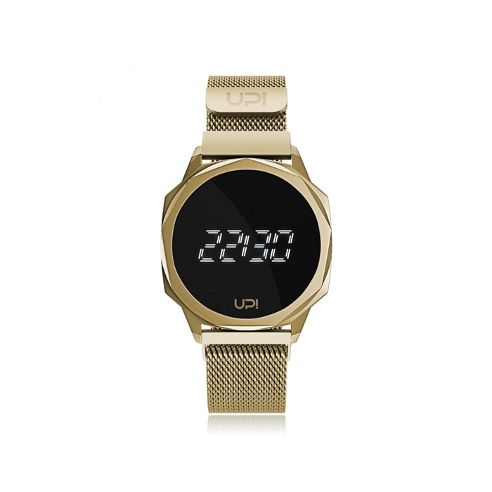 Upwatch İsim Yazılabilir Icon Gold Loop Band Unisex Kol Saati