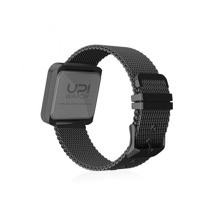 Upwatch İsim Yazılabilir Touch Slim Steel Black And Black Strap Unisex Kol Saati