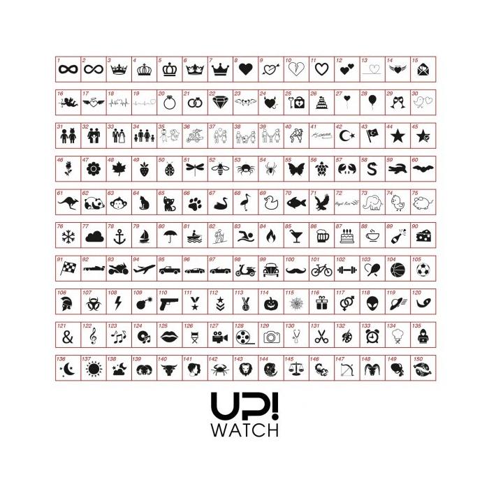 Upwatch İsim Yazılabilir Vertice Colorful Unisex Kol Saati